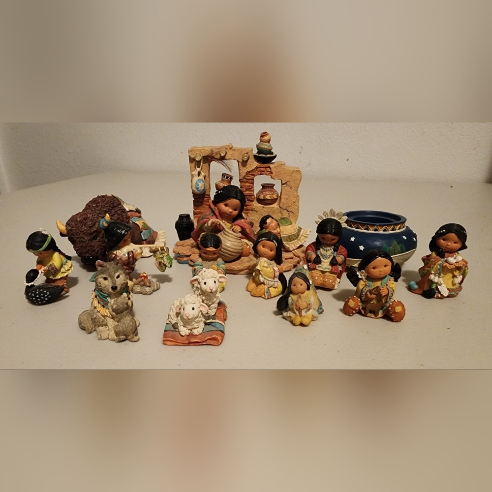 Enesco friends of the feather figures by Karen Hahn.